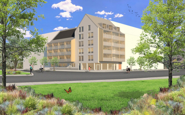 visionsbild hus med omgivning